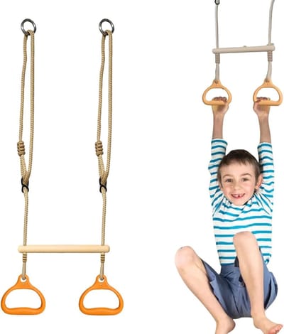 Gymnastiekringen - Turnringen - Actieve ontwikkeling - Veilige bevestiging - 12x20x12 cm - Willekeurige kleur