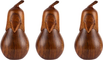 3 stuks - Tandenstokerhouder in de vorm van een aubergine - Draagbare tandenstokerhouder - Tandenstokerdoos voor thuis/restaurant - Geschikt voor circa 80 tandenstokers - 11,5 x 5,8 cm - Bruin