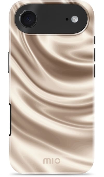 Mio by Mobilize Hoesje geschikt voor Apple iPhone Air MagSafe Telefoonhoesje Hardcase | Mio by Mobilize Backcover | Geschikt voor MagSafe | Geschikt voor Draadloos Opladen met Magnetische Ring | Geschikt voor MagSafe Case - Silky Dreams | Bruin