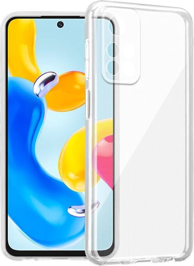 Cadorabo Hoesje geschikt voor Redmi Note 11s 5G in VOLLEDIG TRANSPARANT - Beschermhoes gemaakt van flexibel TPU Silicone Case Cover
