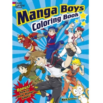 Manga Boys Coloring Book - Mark Schmitz