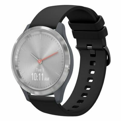 By Qubix - Geschikt voor Xiaomi Watch S4 - 41mm - Soft siliconen bandje - Zwart
