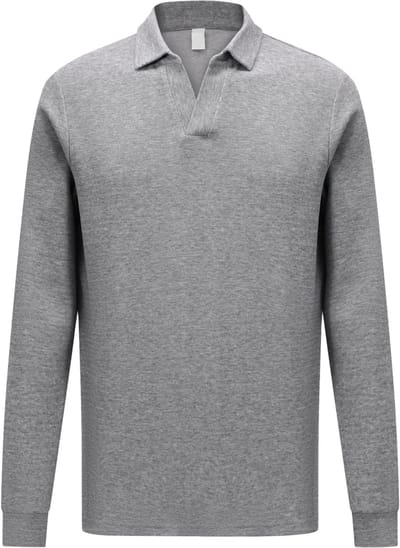 ALLTHEMEN Herren Katoenen shirt - kabelbreipatroon - S