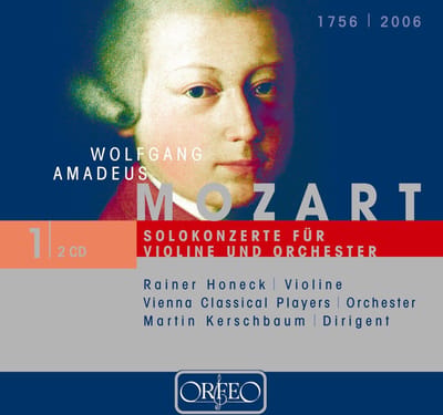 Rainer Honeck, Vienna Classical Players Orchester, Martin Kerschbaum - Mozart: Solokonzerte Für Violin Und Orchester (2 CD)