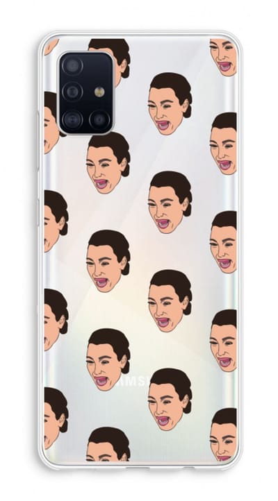 Case Company® - Hoesje geschikt voor Samsung Galaxy A51 4G hoesje - Ugly Cry Call - Soft Cover Telefoonhoesje - Bescherming aan alle Kanten en Schermrand