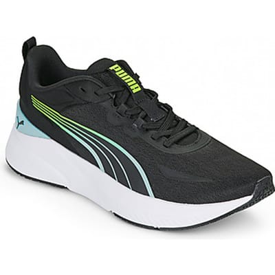 PUMA Agile Lite TR Unisex Sportschoenen - PUMA Black-Intense Mint-Sunny Lime-PUMA White