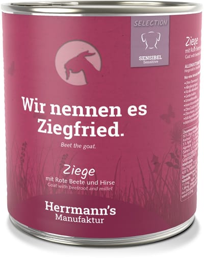Herrmanns sensitive goat with beetroot (800 GR)