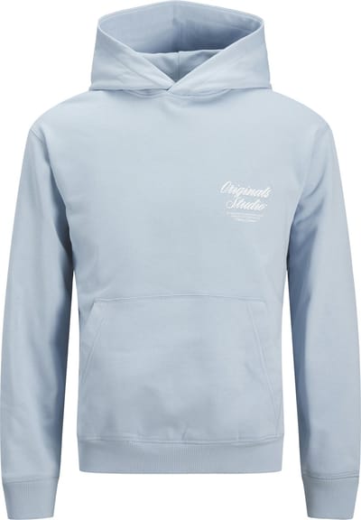 Jack & Jones Trui Jornorrebro Typo Back Sweat Hood Sn 12283054 Skyway Mannen Maat - L