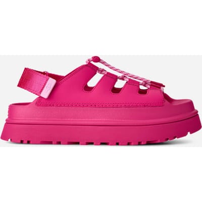 UGG® GoldenGlow Toggle-sandaal in Deep Coral, Maat 40