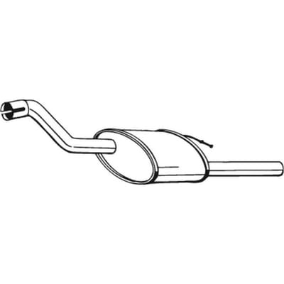 Geluiddemper achter BOSAL 154-313
