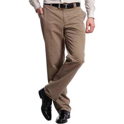 Club of Comfort - Basic pantalon - Heren - 35 - Khaky - Katoen - Denver-4402-NOS
