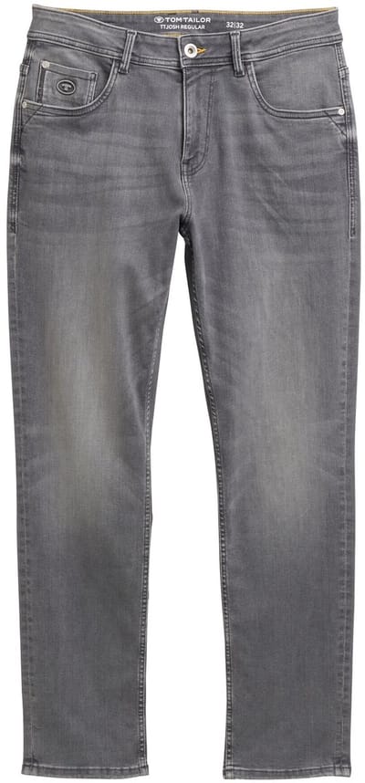 Tom Tailor - TTJOSH REGULAR SLIM-jeans met stretch - Maat 38/30 - grey denim