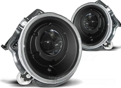 Koplampen MERCEDES W461 W463 G-Klasse 92-06 ZWART