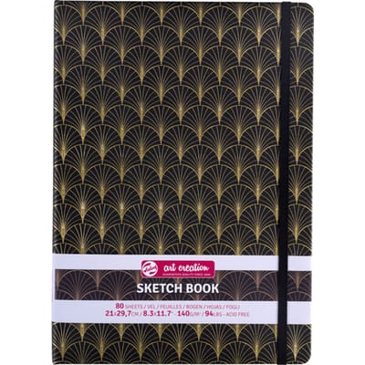 Talens Art Creation Schetsboek Art Deco | 21 x 29,7 cm, 140 g, 80 vellen