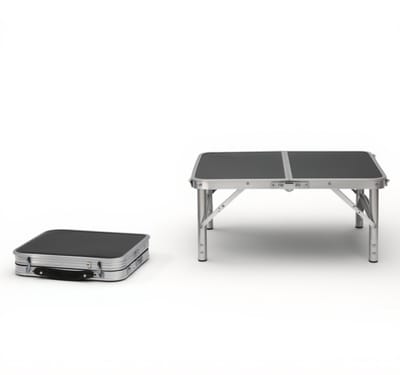 HUSH Outdoor - Campingtafel - Inklapbaar met Handvat - Lichtgewicht - Verstelbaar - 60x40x26.5cm