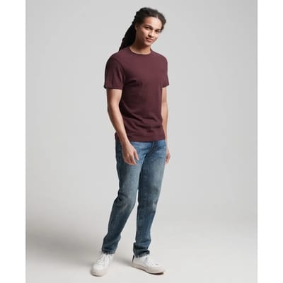 Superdry Heren tshirt Geborduurd Vintage Logo-T-shirt van biologisch katoen