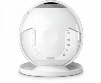 AHD® Borstkolf - Handsfree Borstkolf - Elektrische Borstkolf - Handkolf - Draadloze Borstkolf - Wit - 19cm x 16cm x 9cm