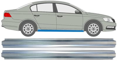 Reparatie dorpel voor Volkswagen Passat B7 2010-2015 / Links + Rechts / Set