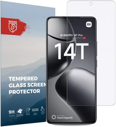 Rosso Screen Protector Geschikt voor Xiaomi 14T / 14T Pro | 9H Tempered Glass | Glasplaatje | Beschermlaag | Beschermglas | 9H Hardheid