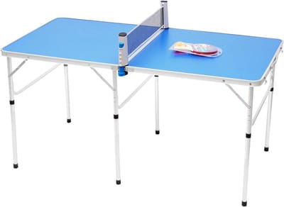 Tafeltennistafel - Ping Pong Tafel - Binnen en Buiten Spelen - Opvouwbaar en Draagbaar - 150 x 75 cm