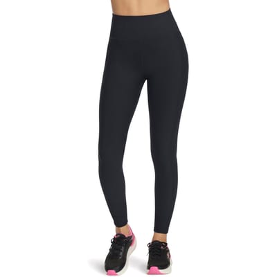 Skechers Performance GOFLEX Rib Nylon Dames Zwarte Sportleggings
