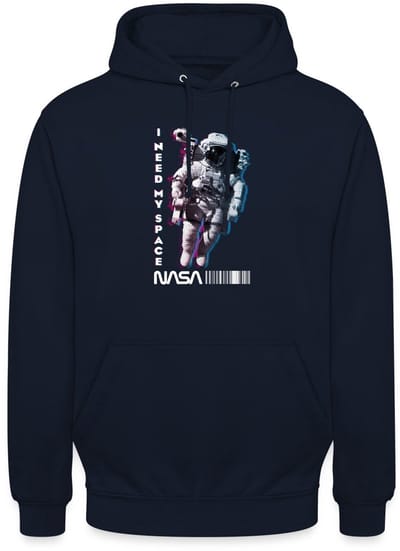 NASA Astronaut Met Grappig Citaat I Need My Space Hoodie Unisex