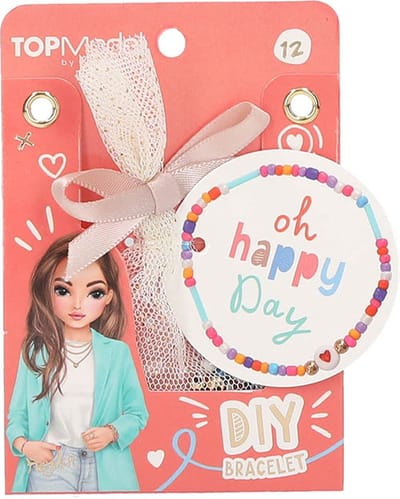 Depesche - TOPModel DIY armbanden Pearlsonals - mot. 12 - oh happy Day