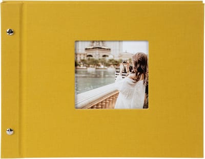 Goldbuch - Schroefalbum Bella Vista - Mosterdgeel