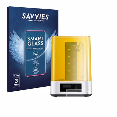 3 Stuks Savvies Screenprotector - geschikt voor Anycubic Wash & Cure 3 - beschermfolie glas transparant