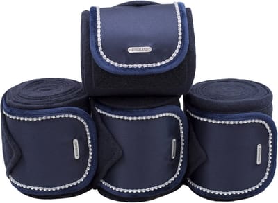 Kingsland Fleece Bandages Oktober Navy - One size size