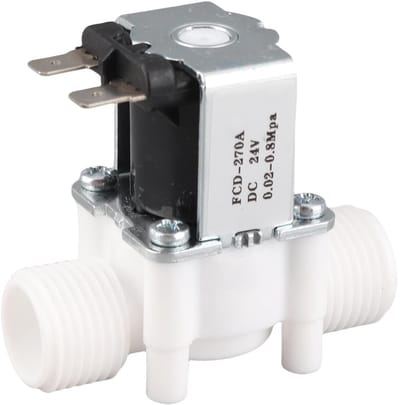 SPHProducts - Solenoidklep - NC Elektrische Waterinlaatklep - DC 24V/AC 220V - Voor Automatische Regeling - Duurzaam en Betrouwbaar - Efficiënte Waterb...