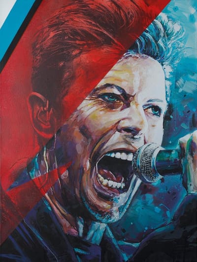 Passionforart.eu Poster - David Bowie - 30 X 40 Cm - Multicolor