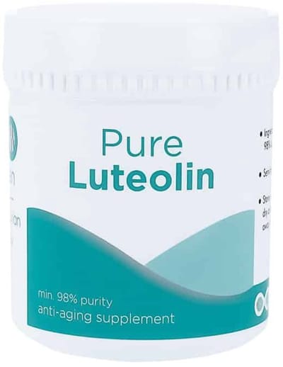 LUTEOLIN (Hansen) - 30 gram pure poeder incl. maatlepel - 100 tot 200 doseringen - Onafhankelijk getest - Gemaakt in Europa - Geen toevoegingen