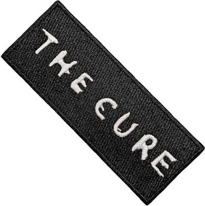 The Cure - Text Logo Patch - Zwart