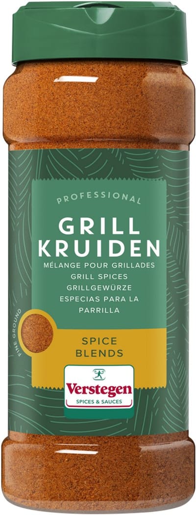 Verstegen - Grill kruiden fijn met zout - Strooibus medium - Kruiden & specerijen - 425g