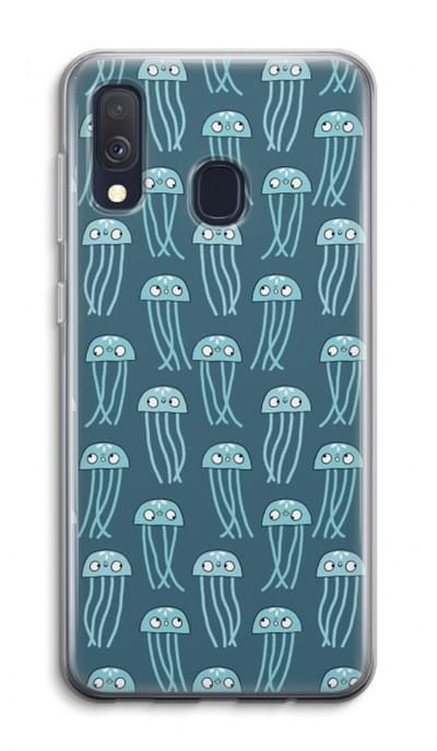 Case Company® - Hoesje geschikt voor Samsung Galaxy A40 hoesje - Kwallie - Soft Cover Telefoonhoesje - Bescherming aan alle Kanten en Schermrand