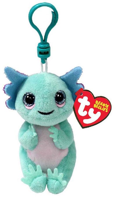 TY Beanie Bellies Clip Knuffel Axolotl Alex 10 cm