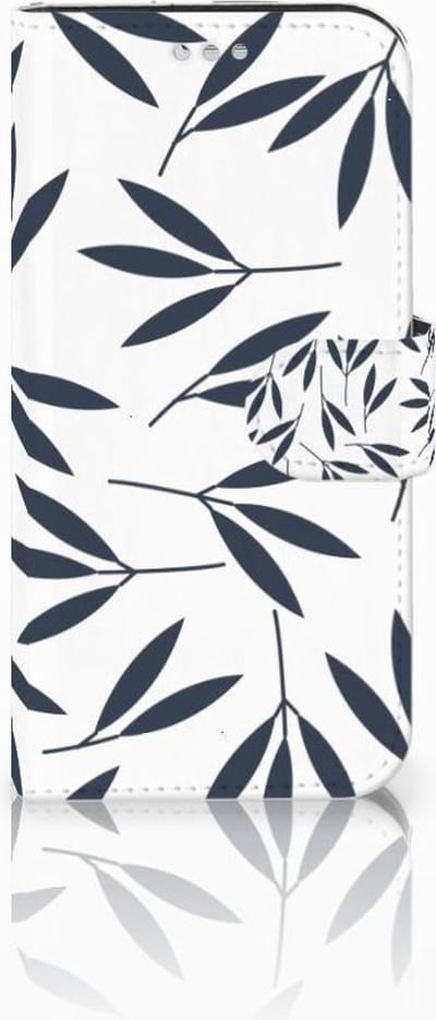Samsung Galaxy S7 Hoesje Leaves Blue