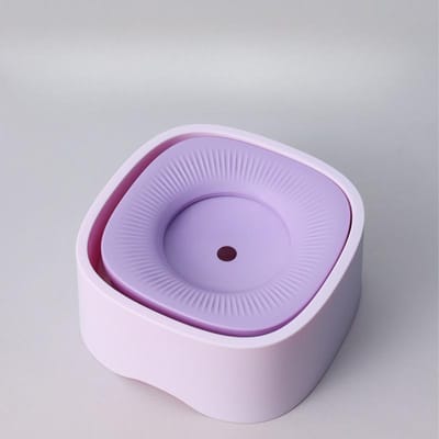 Nieuwe Huisdier Drijvende Waterbak Niet-natte Mond Kattenbak Hondenbak Huisdier Waterdispenser Huisdierbenodigdheden Drijvende Waterbak 19.8*19.8*9.8 cm