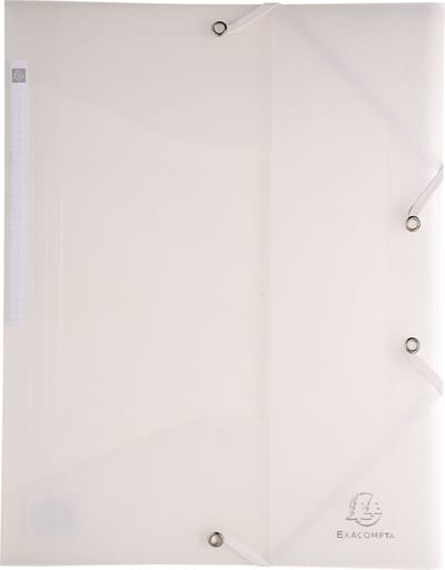 Exacompta 25x Elastomap 3 kleppen Polypro Chromaline - pocket formaat 12x16cm - Geassorteerd - 50889E