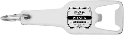 Akyol - de beste meester dat ben ik dus flesopener - Meester - docenten leerkrachten leraren - cadeau - 105 x 25mm