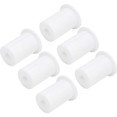 6 stuks Kabelgeleidingsset 1 inch Muurdoorvoerbus Siliconen Draadkoord Oogje voor Rechthoekig