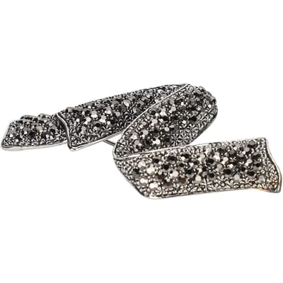 Vintage Legering Strass Broche Legering Reversspeld Sjaal Kleding Decoratie Accessoire2039 2040 black