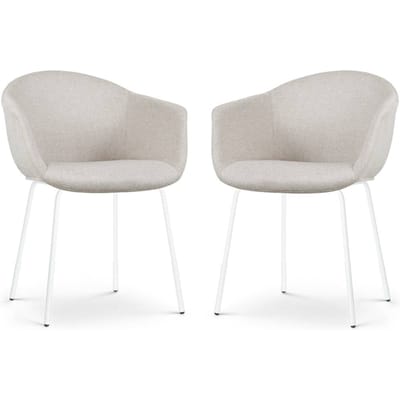 Set van 2 eetkamerstoelen Nora-Otis | Nolon