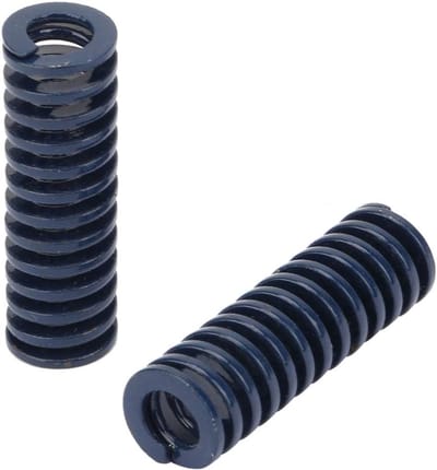 Drukveren Set - Compressie veren - Machine Onderdelen - Hoge Nauwkeurigheid Staal - 10x70mm - Blauw
