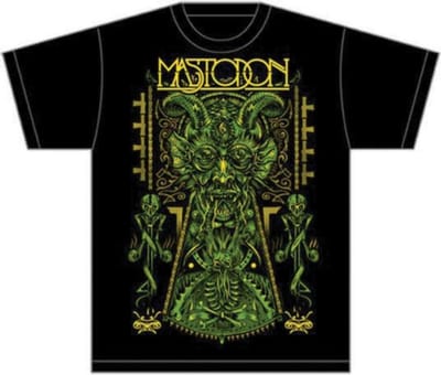 Mastodon Heren Tshirt -XXL- Devil On Black Zwart