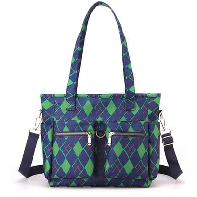 Dames Tas met Print, Grote Capaciteit, Draagbaar, Schoudertas, Crossbody Tas, Mama Reistas One size
