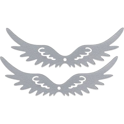 Engelenvleugels "Angelo", 10 cm - Zilverkleurig