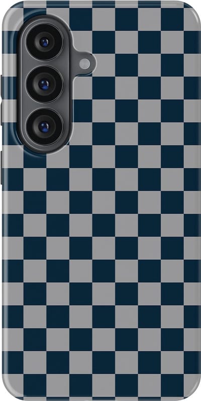 Design Hoesje Samsung Galaxy S26 | Geschikt Voor Mag | Tiny Squares Checkered Print | Backcover Samsung Galaxy S26 Urban Grid
