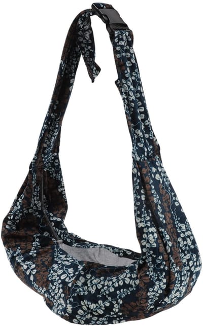 Dailygoods- Borstzak voor Kleine Honden - Verstelbare Draagzak - Duurzaam Flanel - Veiligheidsriem - Draagvermogen 5kg - Comfortabel en Stijlvol - Hondendraagzak